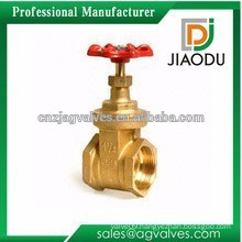 DN25 or DN32 C26000 brass female or male screw wedge gate valve for oil